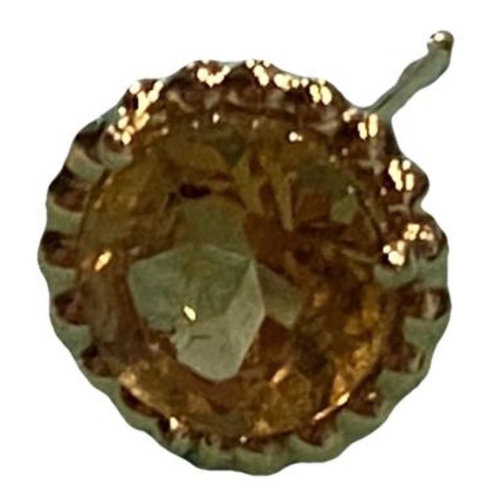 Tiffany & Co. Rare 750 Citrine Sparkler Earring Single No Back